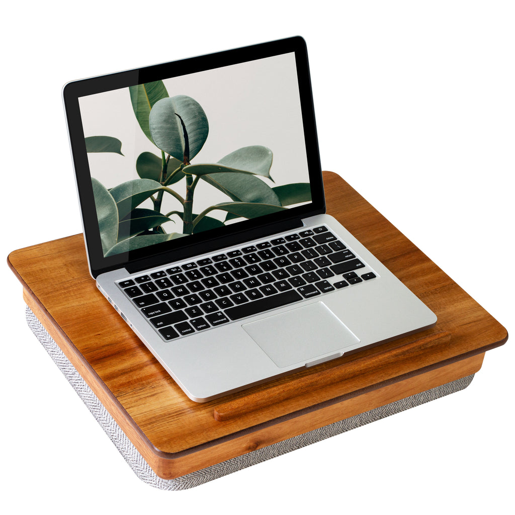 Rossie Home® Acacia Wood Easel Lap Desk with Storage, Natural.
