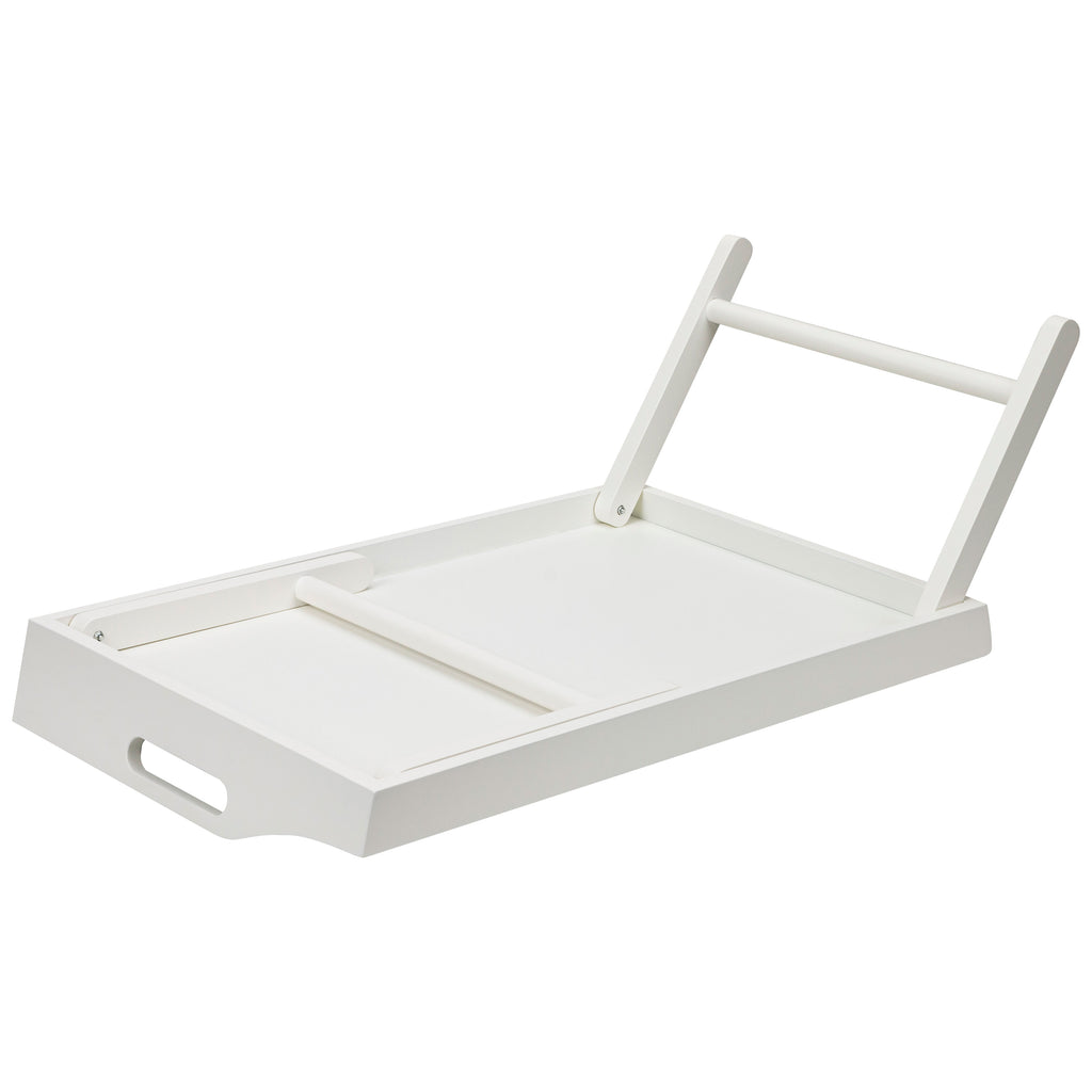 Rossie Home® Media Bed Tray, Soft White.